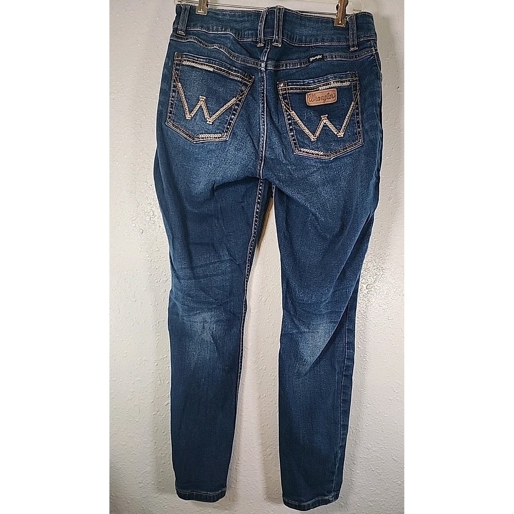 Wrangler Pants Women's 11/30 Blue Denim Low Riseโ Ankle 09MWSTR